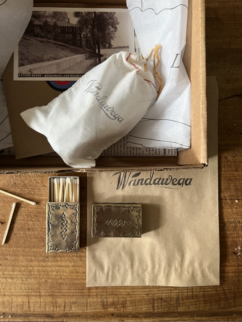 Camp Silver Matchbox