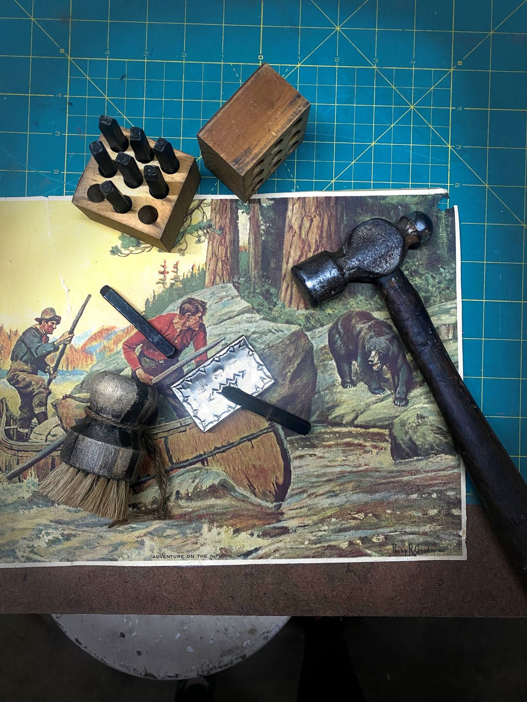 Camp Silver Matchbox