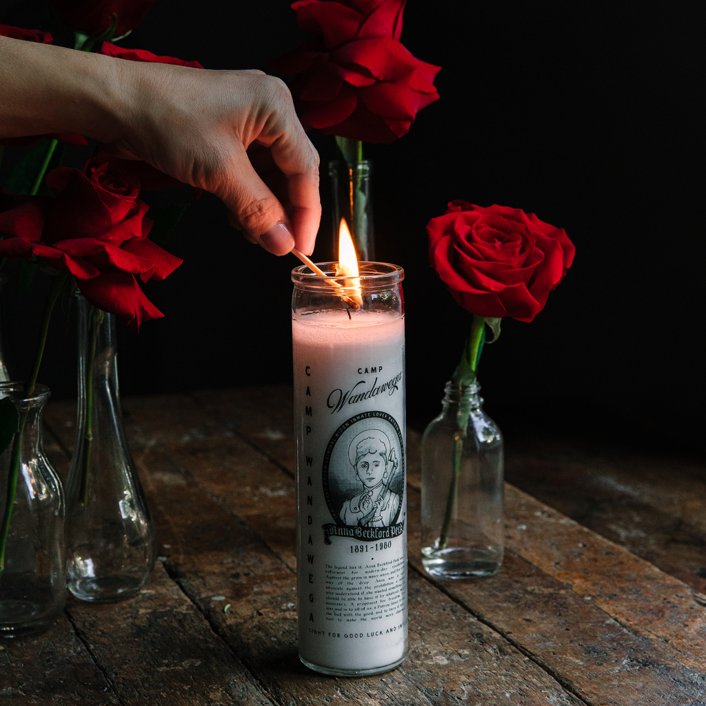 The Madame Anna Peck Saint Candle