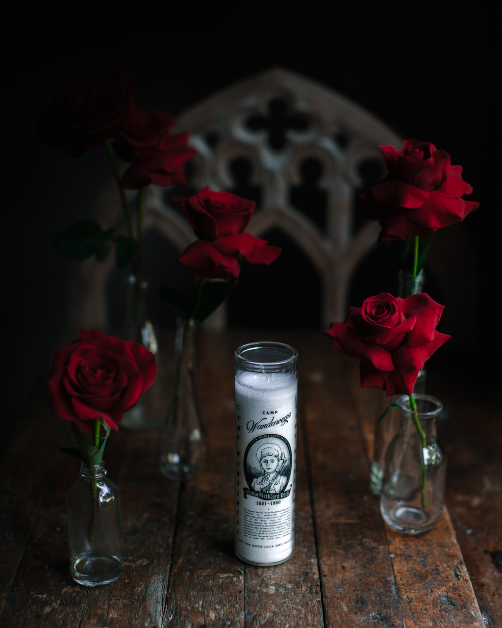 The Madame Anna Peck Saint Candle