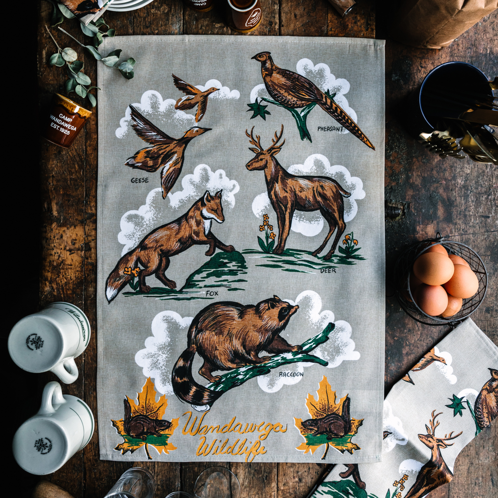 Wandawega Wildlife Tea Towel